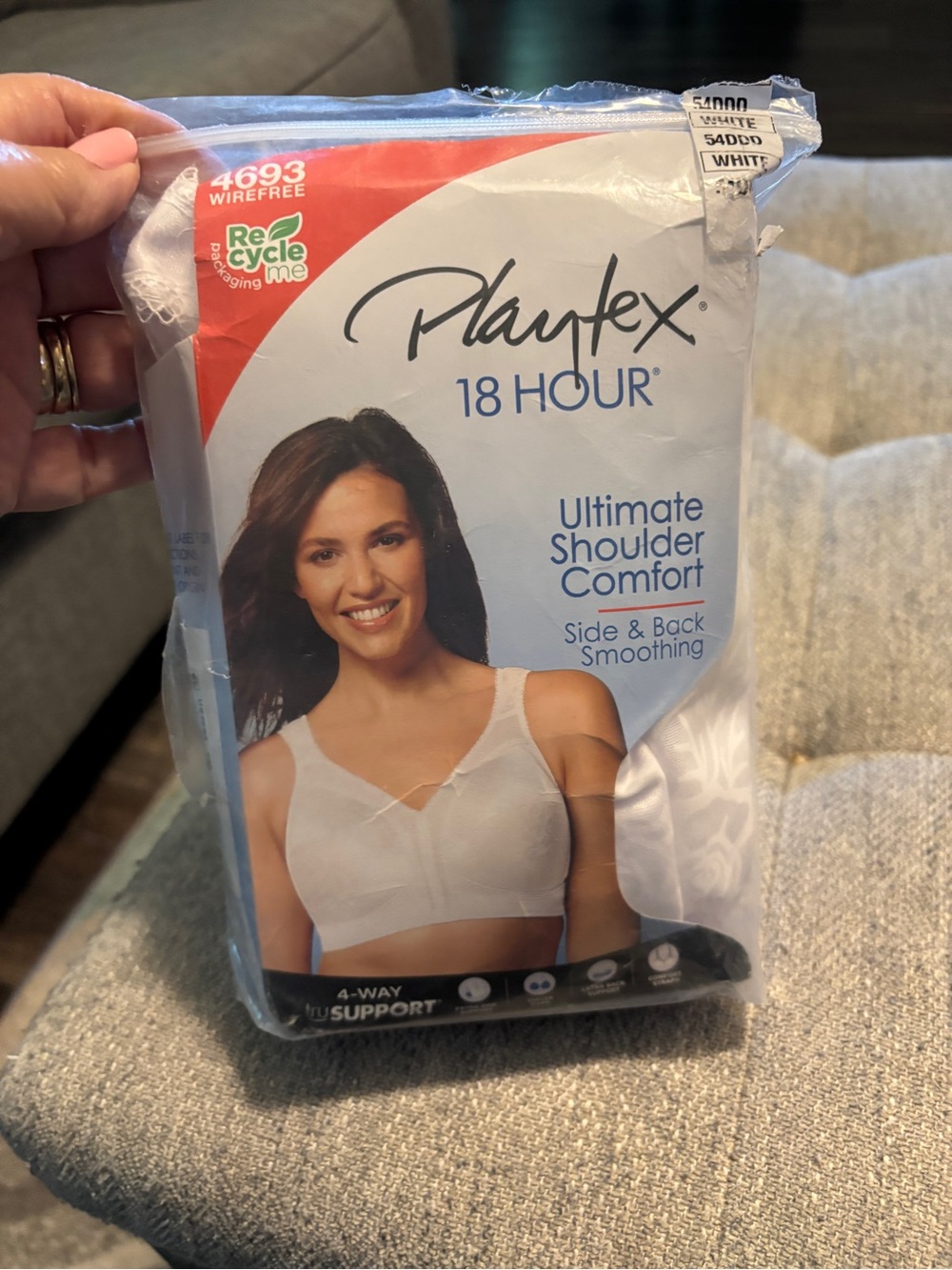 Playtex 18 Hour Bra Sz 54DDD